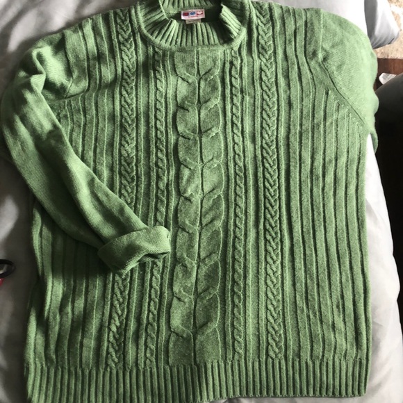 VINTAGE green mock turtleneck - Picture 6 of 6